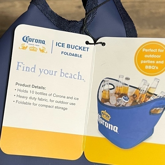 CORONA Portable Collapsible Cooler - Great For The Beach - Picture 5 of 13